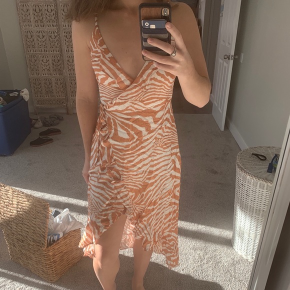 Mink Pink Pretty Wild Wrap Dress - Picture 5 of 5